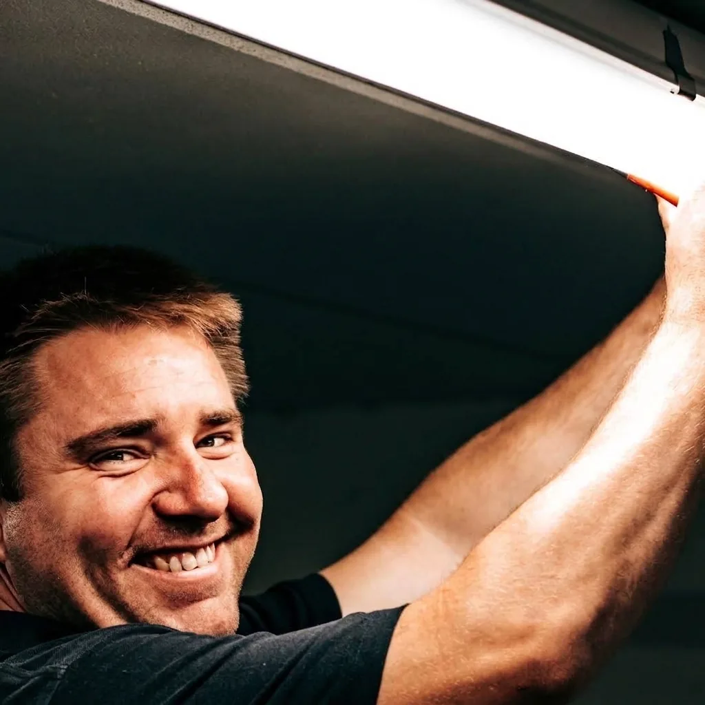 Laurent De Poorter, zaakvoerder van De Poorter Elektriciteitswerken